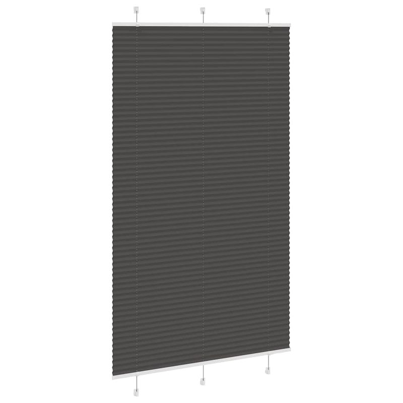 Casa si Gradina - Textile si covoare - Rulouri si jaluzele - Jaluza plisata negru 120x200 cm Latime tesatura 119,4 cm - Infinity.ro