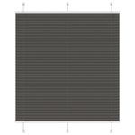 Casa si Gradina - Textile si covoare - Rulouri si jaluzele - Jaluza plisata negru 120x150 cm Latime tesatura 119,4 cm - Infinity.ro