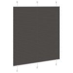 Casa si Gradina - Textile si covoare - Rulouri si jaluzele - Jaluza plisata negru 120x150 cm Latime tesatura 119,4 cm - Infinity.ro