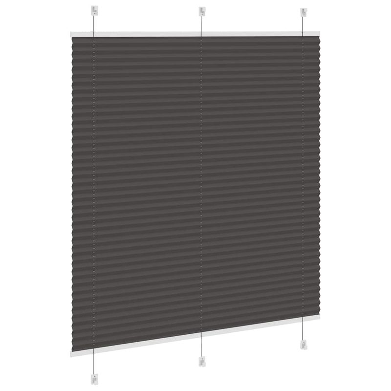 Casa si Gradina - Textile si covoare - Rulouri si jaluzele - Jaluza plisata negru 120x150 cm Latime tesatura 119,4 cm - Infinity.ro