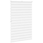 Casa si Gradina - Textile si covoare - Rulouri si jaluzele - Jaluzea tip zebra alb latime tesatura 135,9 cm poliester, mărime 140x200 cm - Infinity.ro