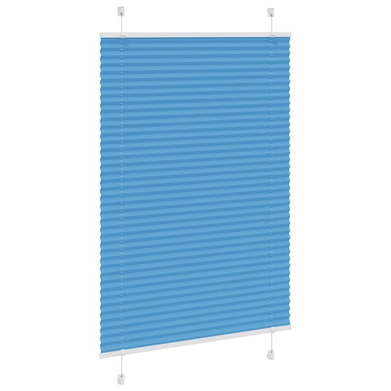 Casa si Gradina - Textile si covoare - Rulouri si jaluzele - Jaluza plisata Albastru 95x150 cm Latime tesatura 94,4 cm - Infinity.ro