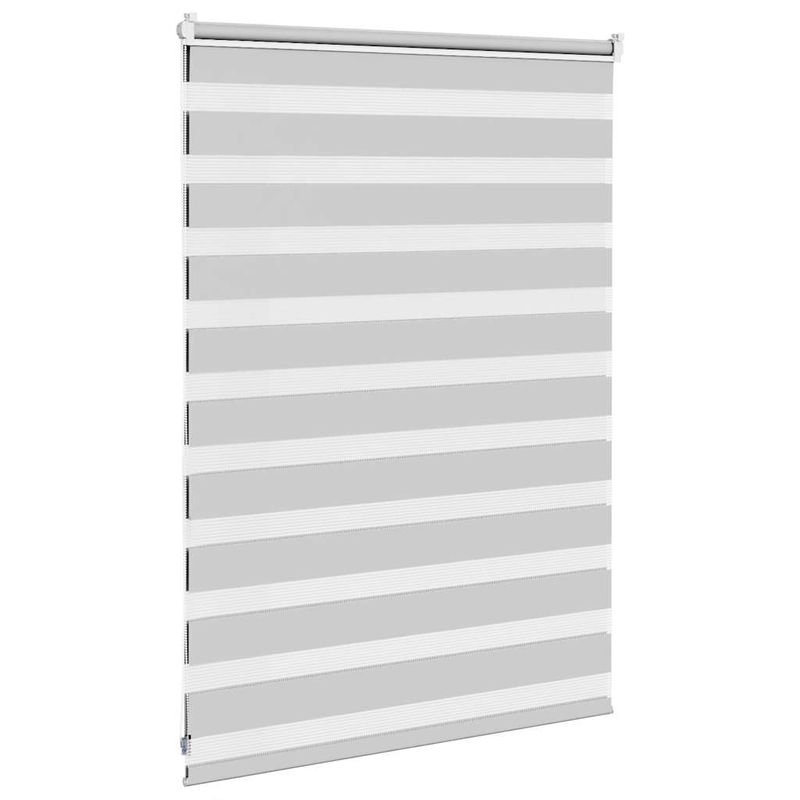 Casa si Gradina - Textile si covoare - Rulouri si jaluzele - Jaluzea tip zebra gri deschis latime tesatura 105,9cm poliester, mărime 110x100 cm - Infinity.ro