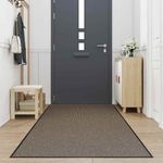 Casa si Gradina - Textile si covoare - Covoare - Covorase intrare - Pres maro 115x400 cm - Infinity.ro