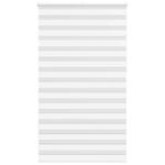 Casa si Gradina - Textile si covoare - Rulouri si jaluzele - Jaluzea tip zebra alb latime tesatura 120,9 cm poliester, mărime 125x230 cm - Infinity.ro