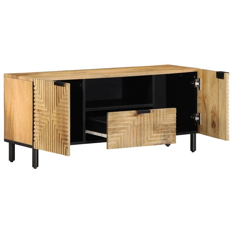 Casa si Gradina - Mobilier - Dulapuri si sifoniere - Dulapuri - Dulap TV maro 105x33x46 cm lemn masiv de mango - Infinity.ro