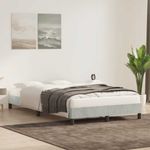 Casa si Gradina - Mobilier - Paturi si accesorii - Paturi - Cadru de pat fara saltea, gri deschis, 80x220 cm, catifea - Infinity.ro