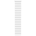 Casa si Gradina - Textile si covoare - Rulouri si jaluzele - Jaluzea tip zebra alb latime tesatura 40,9 cm poliester, mărime 45x230 cm - Infinity.ro