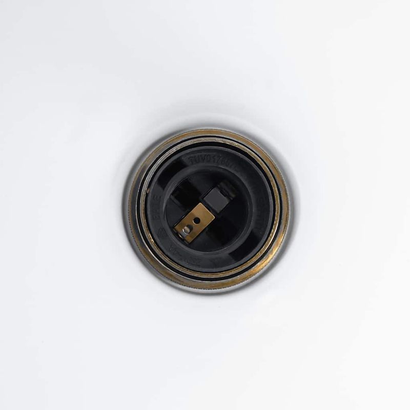 Casa si Gradina - Corpuri si surse de iluminat - Veioze si lampi - Lampi de veghe - Lampa suspendata reglabila pe inaltime E27 alb lucios metal - Infinity.ro