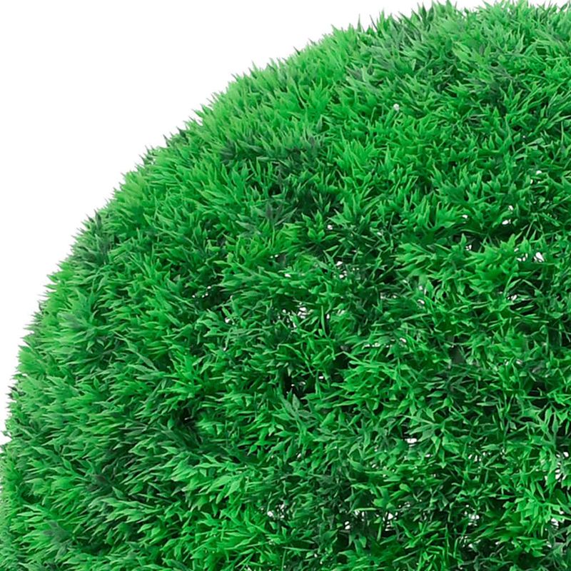 Casa si Gradina - Decoratiuni - Obiecte decorative - Plante artificiale - Mingi artificiale din lemn de cimis cu lumini LED 2 buc Verde - Infinity.ro