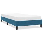 Casa si Gradina - Mobilier - Paturi si accesorii - Paturi - Cadru de pat fara saltea, albastru inchis, 100x210 cm, catifea - Infinity.ro