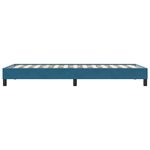 Casa si Gradina - Mobilier - Paturi si accesorii - Paturi - Cadru de pat fara saltea, albastru inchis, 100x210 cm, catifea - Infinity.ro
