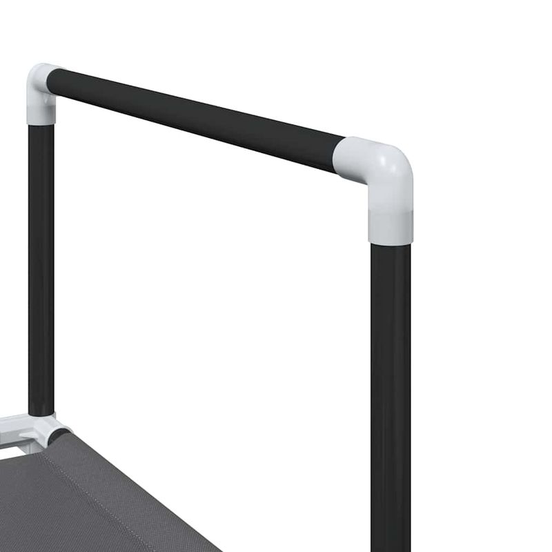 Casa si Gradina - Mobilier - Organizare si depozitare - Organizator incaltaminte - Suport pantofi 8 niveluri, negru, 44x28x145 cm, tesatura netesa - Infinity.ro