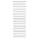 Casa si Gradina - Textile si covoare - Rulouri si jaluzele - Jaluzea tip zebra alb latime tesatura 65,9 cm poliester, mărime 70x200 cm - Infinity.ro