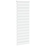 Casa si Gradina - Textile si covoare - Rulouri si jaluzele - Jaluzea tip zebra alb latime tesatura 65,9 cm poliester, mărime 70x200 cm - Infinity.ro