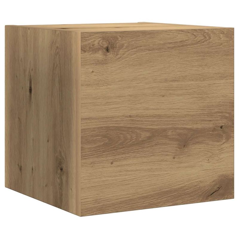 Casa si Gradina - Mobilier - Seturi de mobilier - Seturi living - Set dulap TV 7 piese montat pe perete Stejar artizanal - Infinity.ro