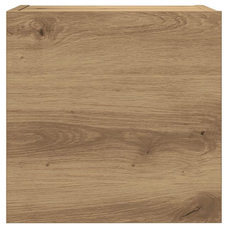 Casa si Gradina - Mobilier - Seturi de mobilier - Seturi living - Set dulap TV 7 piese montat pe perete Stejar artizanal - Infinity.ro