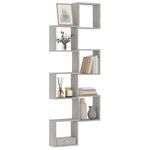 Casa si Gradina - Mobilier - Biblioteci si rafturi - Rafturi - Rafturi cub de perete 6 buc Gri Sonoma 30x15x30 cm - Infinity.ro