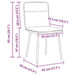 Casa si Gradina - Mobilier - Scaune si fotolii - Scaune - Scaune de bucatarie, 4 buc., albastru, catifea - Infinity.ro