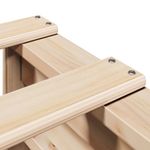 Casa si Gradina - Mobilier - Paturi si accesorii - Paturi - Pat cu biblioteca fara saltea, 180x200 cm, lemn masiv de pin - Infinity.ro