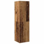 Casa si Gradina - Mobilier - Seturi de mobilier - Seturi living - Set dulap TV 4 piese montat pe perete lemn vechi lemn prelucrat - Infinity.ro