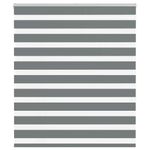 Casa si Gradina - Textile si covoare - Rulouri si jaluzele - Jaluzea tip zebra gri inchis latime tesatura 120,9 cm poliester, mărime 125x150 cm - Infinity.ro