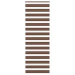 Casa si Gradina - Textile si covoare - Rulouri si jaluzele - Jaluzea tip zebra maro latime tesatura 75,9 cm poliester, mărime 80x200 cm - Infinity.ro