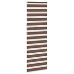 Casa si Gradina - Textile si covoare - Rulouri si jaluzele - Jaluzea tip zebra maro latime tesatura 75,9 cm poliester, mărime 80x200 cm - Infinity.ro