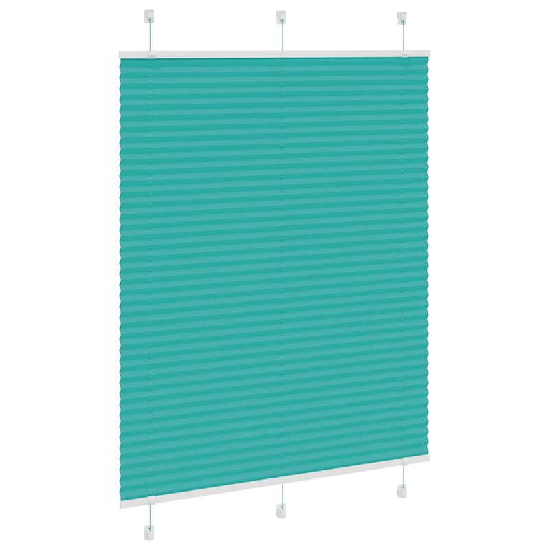 Casa si Gradina - Textile si covoare - Rulouri si jaluzele - Jaluza plisata verde petrol 105x150 cm Latime tesatura 104,4 cm - Infinity.ro