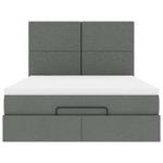 Casa si Gradina - Mobilier - Paturi si accesorii - Paturi - Cadru de pat otoman cu saltele Roz 140x190cm catifea - Infinity.ro