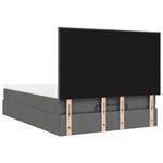 Casa si Gradina - Mobilier - Paturi si accesorii - Paturi - Cadru de pat otoman cu saltele Roz 140x190cm catifea - Infinity.ro