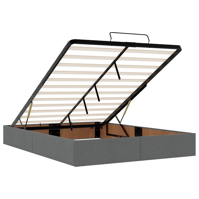 Casa si Gradina - Mobilier - Paturi si accesorii - Paturi - Cadru de pat otoman cu saltele Roz 140x190cm catifea - Infinity.ro