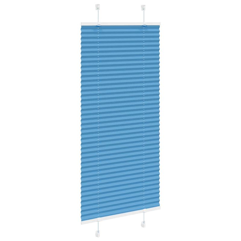 Casa si Gradina - Textile si covoare - Rulouri si jaluzele - Jaluza plisata Albastru 55x150 cm Latime tesatura 54,4 cm - Infinity.ro