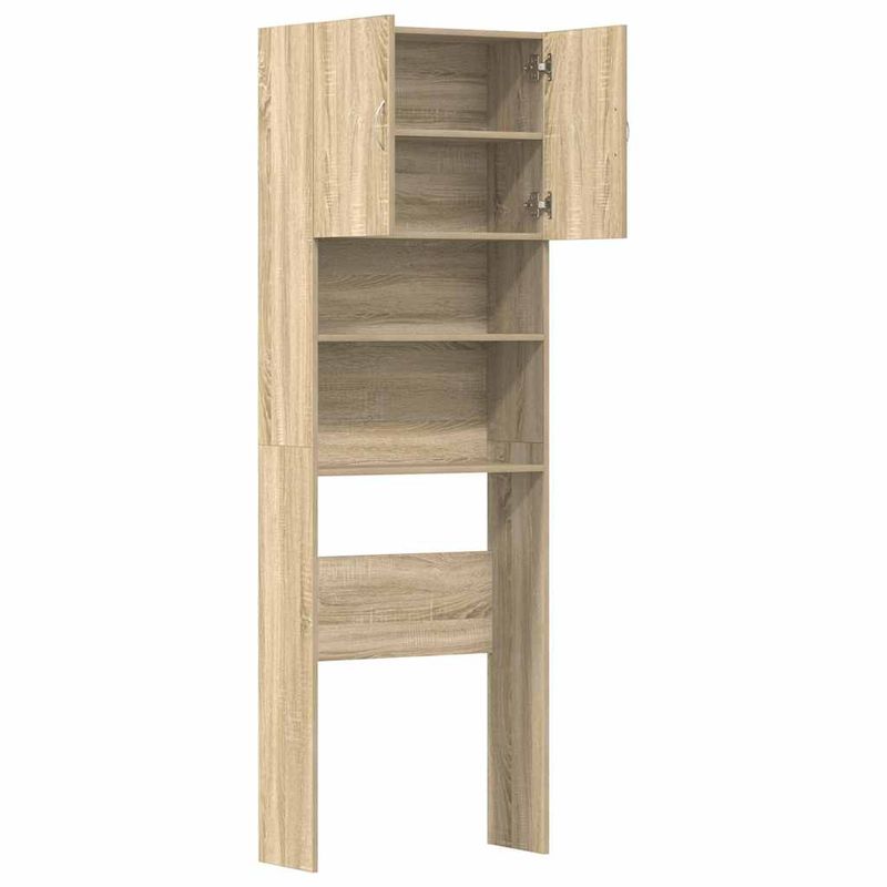 Casa si Gradina - Mobilier - Dulapuri si sifoniere - Dulapuri - Dulap masina de spalat stejar sonoma 64x24x190cm lemn prelucrat - Infinity.ro
