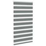Casa si Gradina - Textile si covoare - Rulouri si jaluzele - Jaluzea tip zebra gri inchis latime tesatura 65,9 cm poliester, mărime 70x100 cm - Infinity.ro