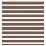 Casa si Gradina - Textile si covoare - Rulouri si jaluzele - Jaluzea tip zebra maro latime tesatura 135,9 cm poliester, mărime 140x100 cm - Infinity.ro