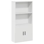 Casa si Gradina - Mobilier - Biblioteci si rafturi - Biblioteci - Biblioteca, alb, 60x24x120 cm, lemn prelucrat - Infinity.ro