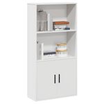 Casa si Gradina - Mobilier - Biblioteci si rafturi - Biblioteci - Biblioteca, alb, 60x24x120 cm, lemn prelucrat - Infinity.ro