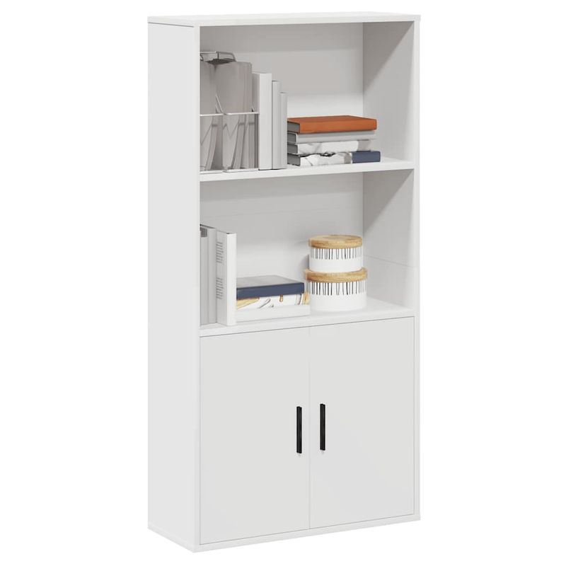 Casa si Gradina - Mobilier - Biblioteci si rafturi - Biblioteci - Biblioteca, alb, 60x24x120 cm, lemn prelucrat - Infinity.ro