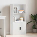 Casa si Gradina - Mobilier - Biblioteci si rafturi - Biblioteci - Biblioteca, alb, 60x24x120 cm, lemn prelucrat - Infinity.ro