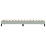 Casa si Gradina - Mobilier - Paturi si accesorii - Paturi - Cadru de pat fara saltea, gri deschis, 100x220 cm catifea - Infinity.ro