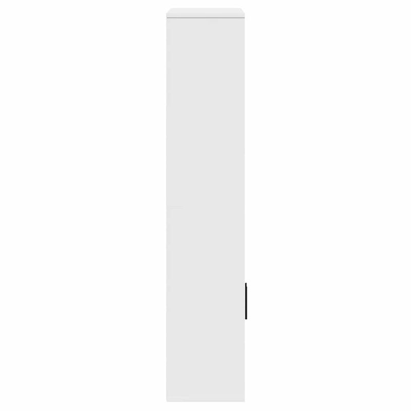 Casa si Gradina - Mobilier - Biblioteci si rafturi - Biblioteci - Biblioteca, alb, 60x24x120 cm, lemn prelucrat - Infinity.ro