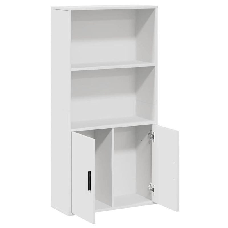 Casa si Gradina - Mobilier - Biblioteci si rafturi - Biblioteci - Biblioteca, alb, 60x24x120 cm, lemn prelucrat - Infinity.ro