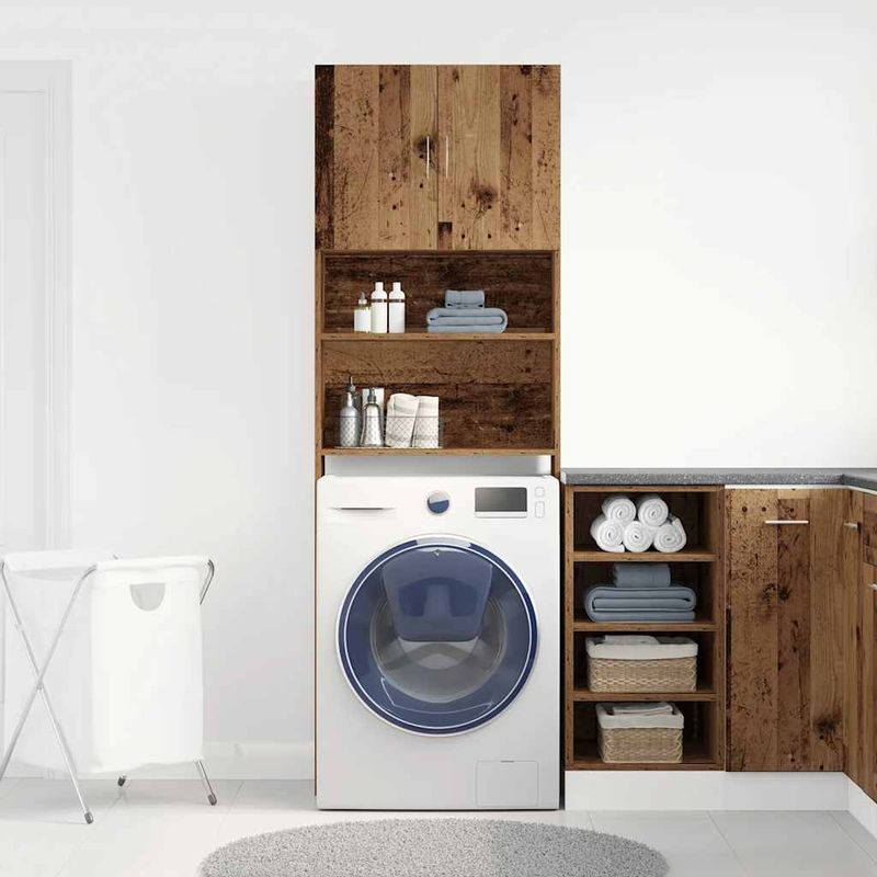 Casa si Gradina - Mobilier - Dulapuri si sifoniere - Dulapuri - Dulap pentru masina de spalat lemn vechi lemn prelucrat - Infinity.ro