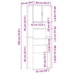 Casa si Gradina - Mobilier - Dulapuri si sifoniere - Dulapuri - Dulap pentru masina de spalat lemn vechi lemn prelucrat - Infinity.ro