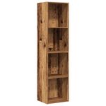 Casa si Gradina - Mobilier - Biblioteci si rafturi - Rafturi - Dulap cu carti/Dulap TV Lemn vechi 36x30x143cm Lemn prelucrat - Infinity.ro