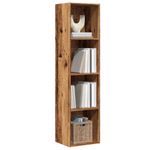 Casa si Gradina - Mobilier - Biblioteci si rafturi - Rafturi - Dulap cu carti/Dulap TV Lemn vechi 36x30x143cm Lemn prelucrat - Infinity.ro