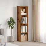Casa si Gradina - Mobilier - Biblioteci si rafturi - Rafturi - Dulap cu carti/Dulap TV Lemn vechi 36x30x143cm Lemn prelucrat - Infinity.ro