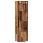 Casa si Gradina - Mobilier - Biblioteci si rafturi - Rafturi - Dulap cu carti/Dulap TV Lemn vechi 36x30x143cm Lemn prelucrat - Infinity.ro