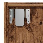 Casa si Gradina - Mobilier - Biblioteci si rafturi - Rafturi - Dulap cu carti/Dulap TV Lemn vechi 36x30x143cm Lemn prelucrat - Infinity.ro